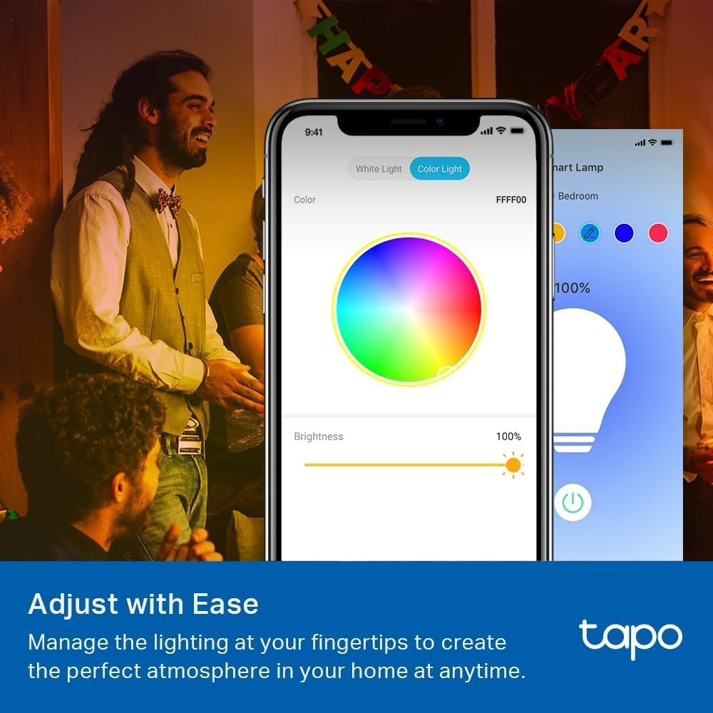 Smart Color-Changing Light Bulb Duo