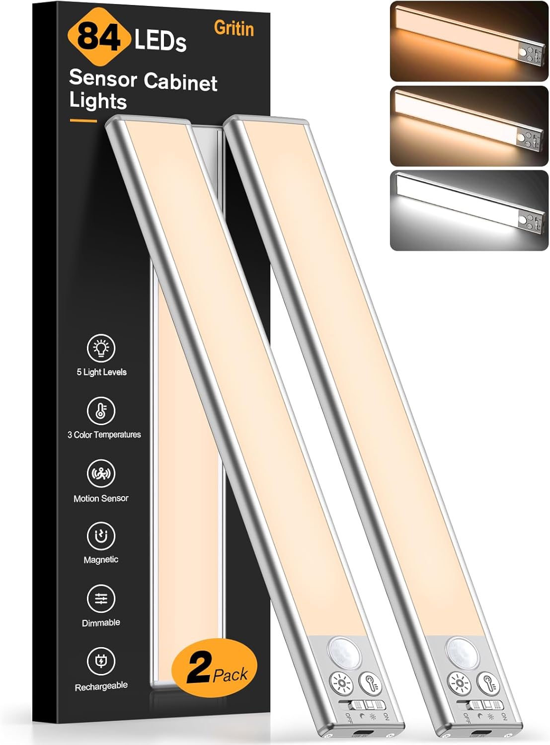 Gritin Easy Under Cabinet Lights